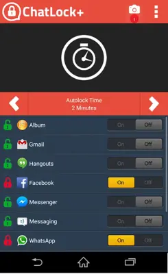 ChatLock+ android App screenshot 2